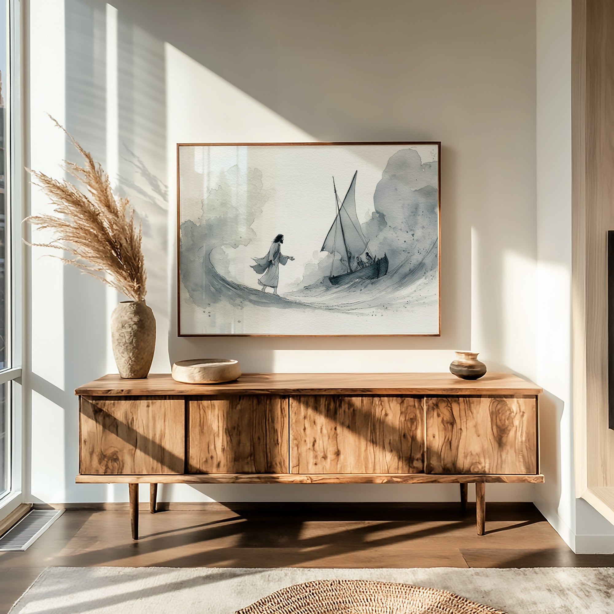 Faith Walks Upon Stormy Waters