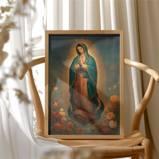 Sacred Glow Among Rose Gardens