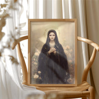 Sacred Light Upon Wooden Table