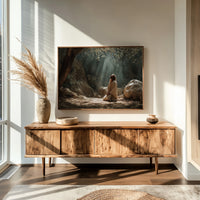 Sunbeams Pierce The Forest Silence