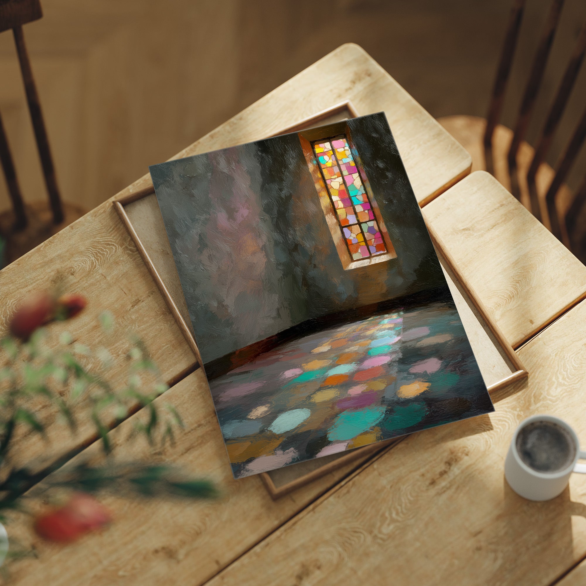 Stained Light Paints Sacred Floors