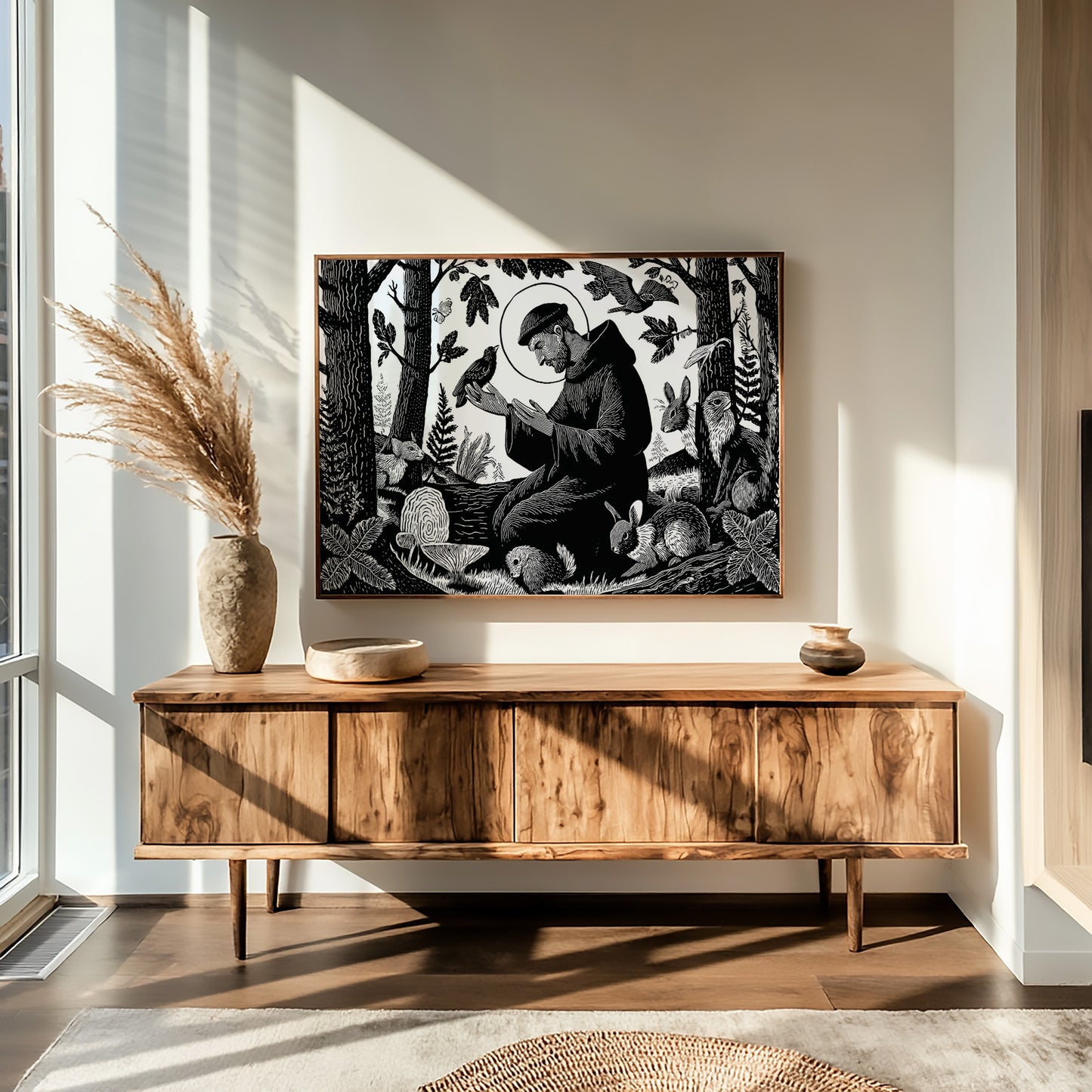 Creatures Gather At His Feet