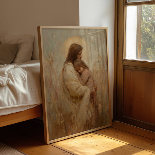 Comfort Held In Golden Light