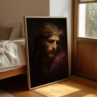 Sacred Art Upon Wooden Rest