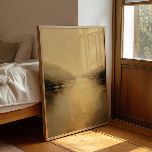 Amber Memories On Wooden Table