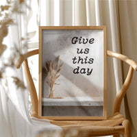 Morning Prayer On Wooden Table