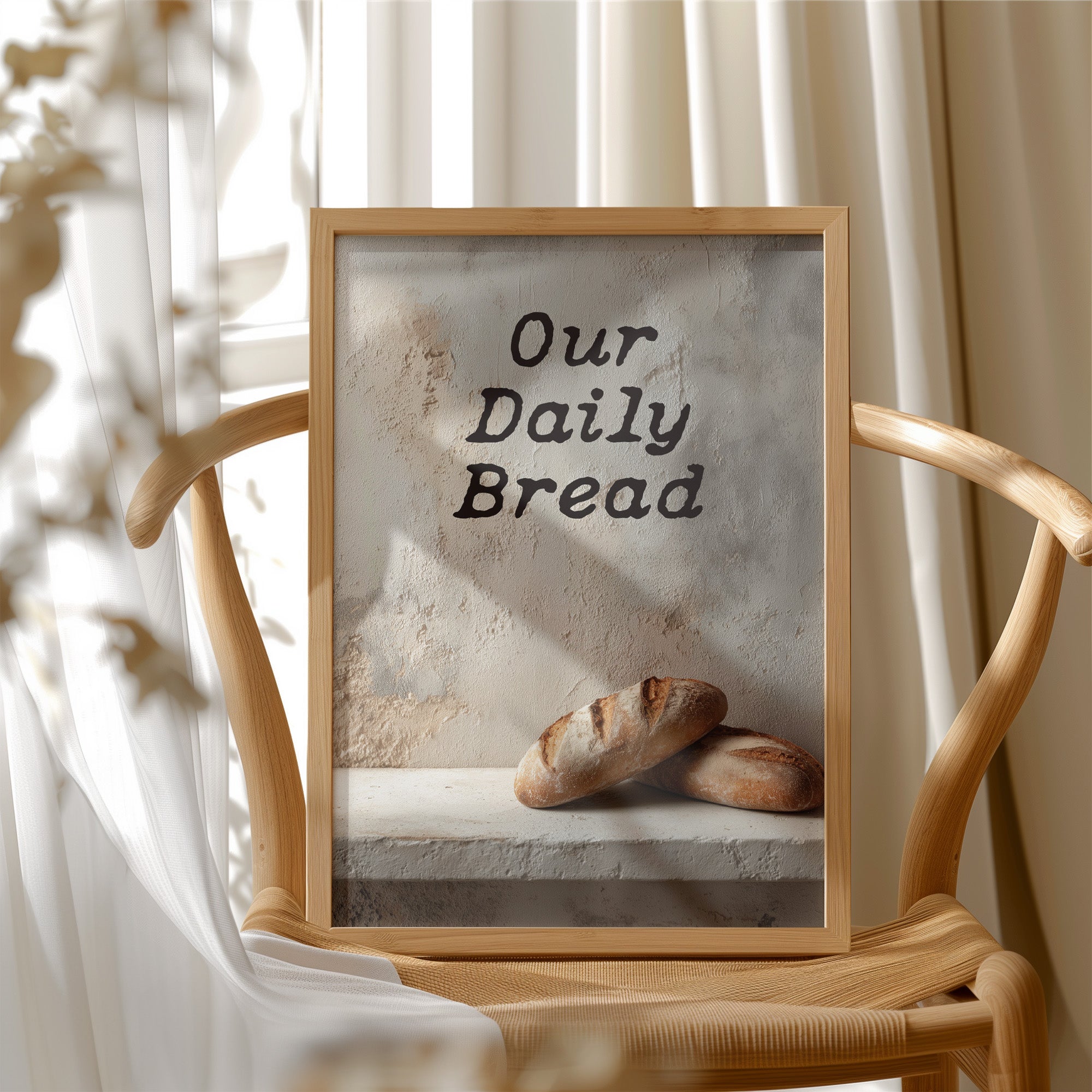 Morning Ritual On Wooden Table