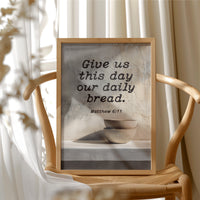 Morning Prayer On Rustic Wood