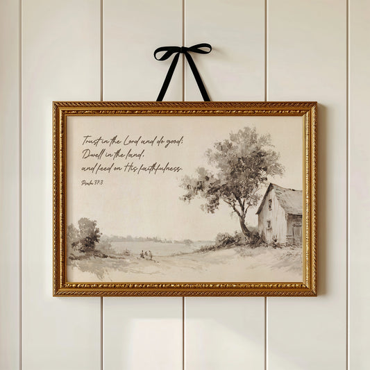 Faith Grows In Quiet Fields