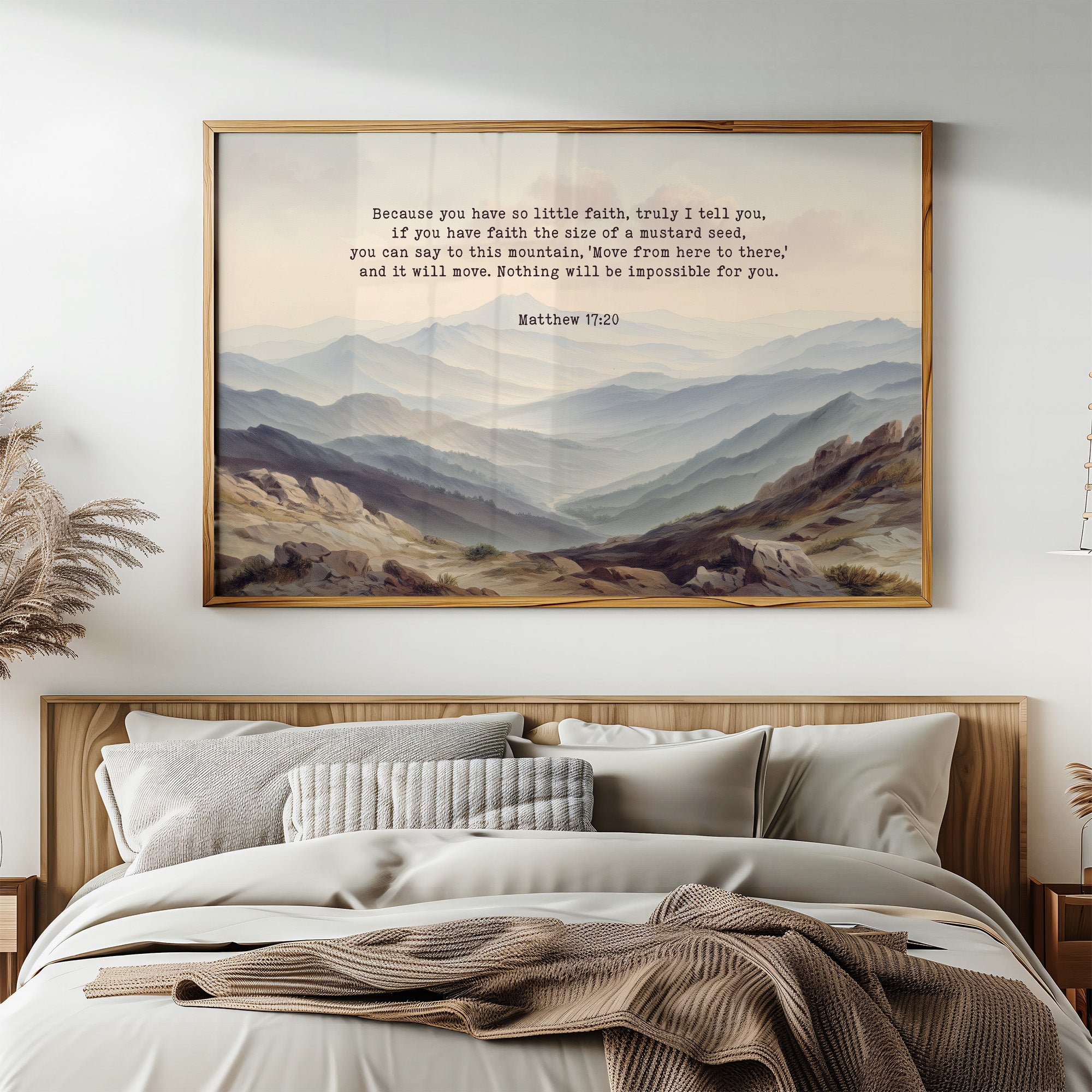 Faith Moves Mountains Into Mist