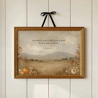 Scripture Rests Among Autumn Fields