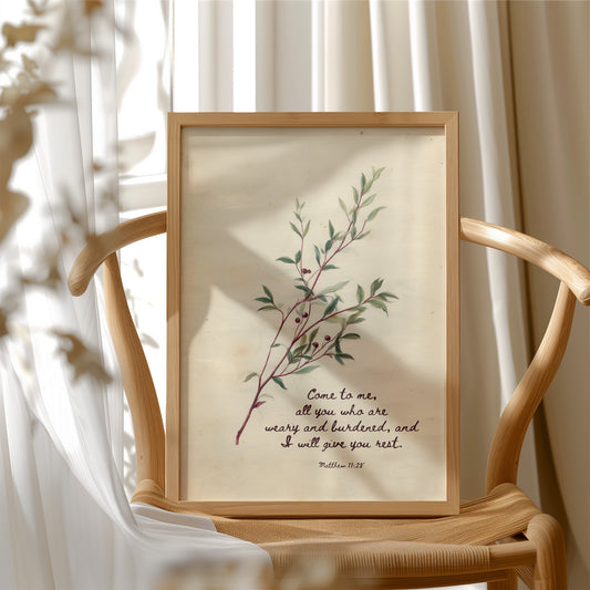 Olive Branch Upon Sacred Words