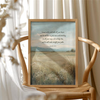 Coastal Wisdom On Wooden Table