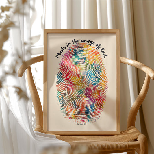 Vibrant Identity On Wooden Table