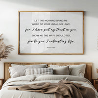 Morning Prayer In Wooden Frames