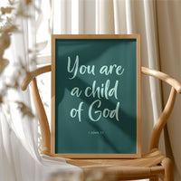 Sacred Words In Mint Glow