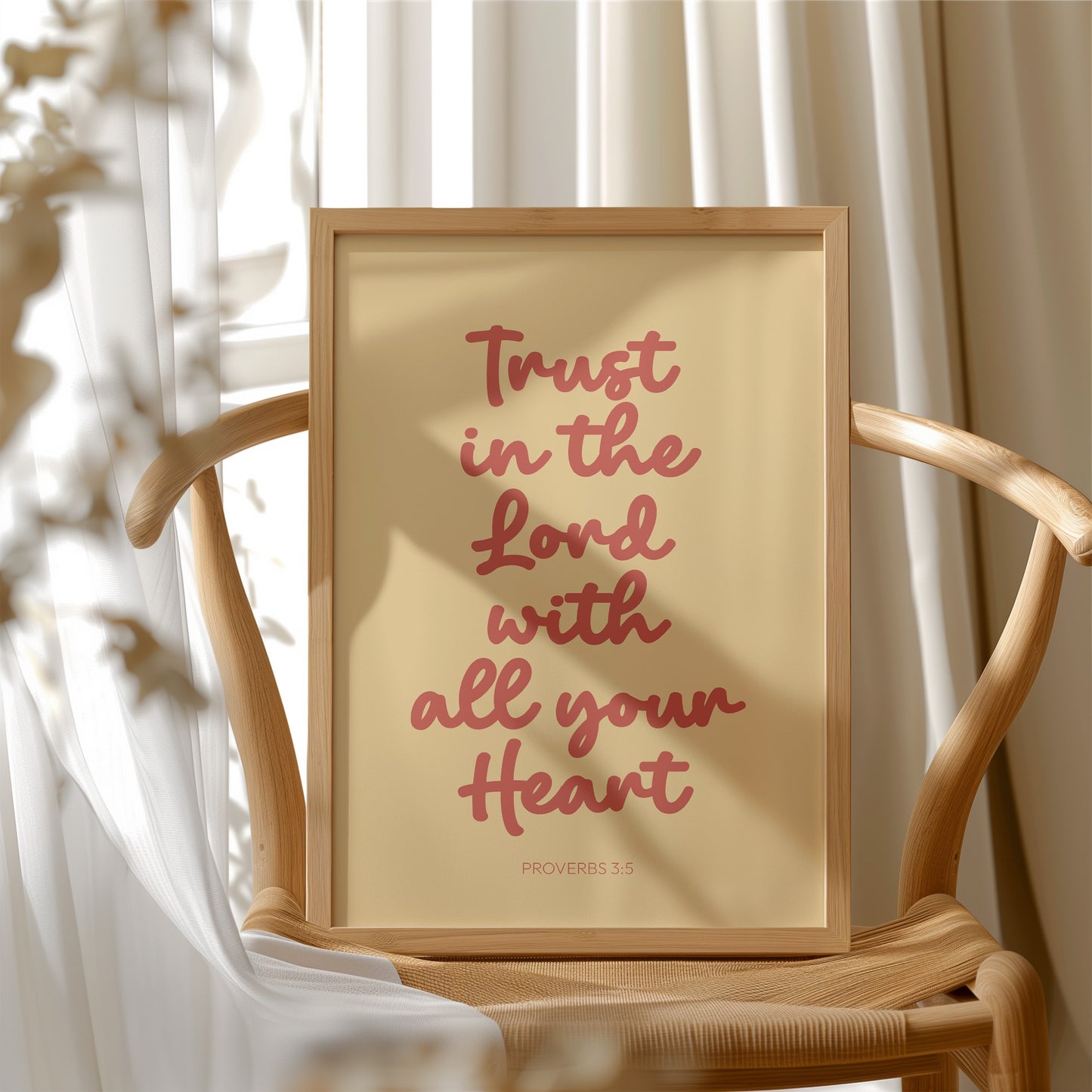 Faith Words In Warm Clay