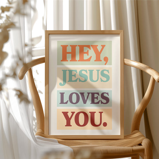 Faith Speaks In Color Blocks