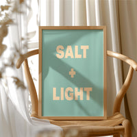 Coastal Words In Sage Simplicity