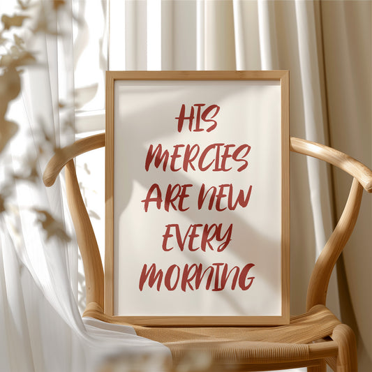 Crimson Words On Ivory Canvas