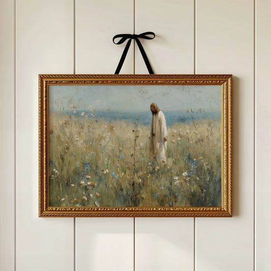 Serenity Walks Among Wildflowers
