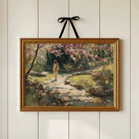 Blossoms Frame The Sacred Path
