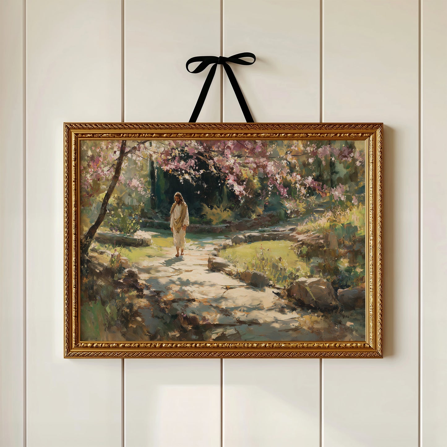 Blossoms Frame The Sacred Path