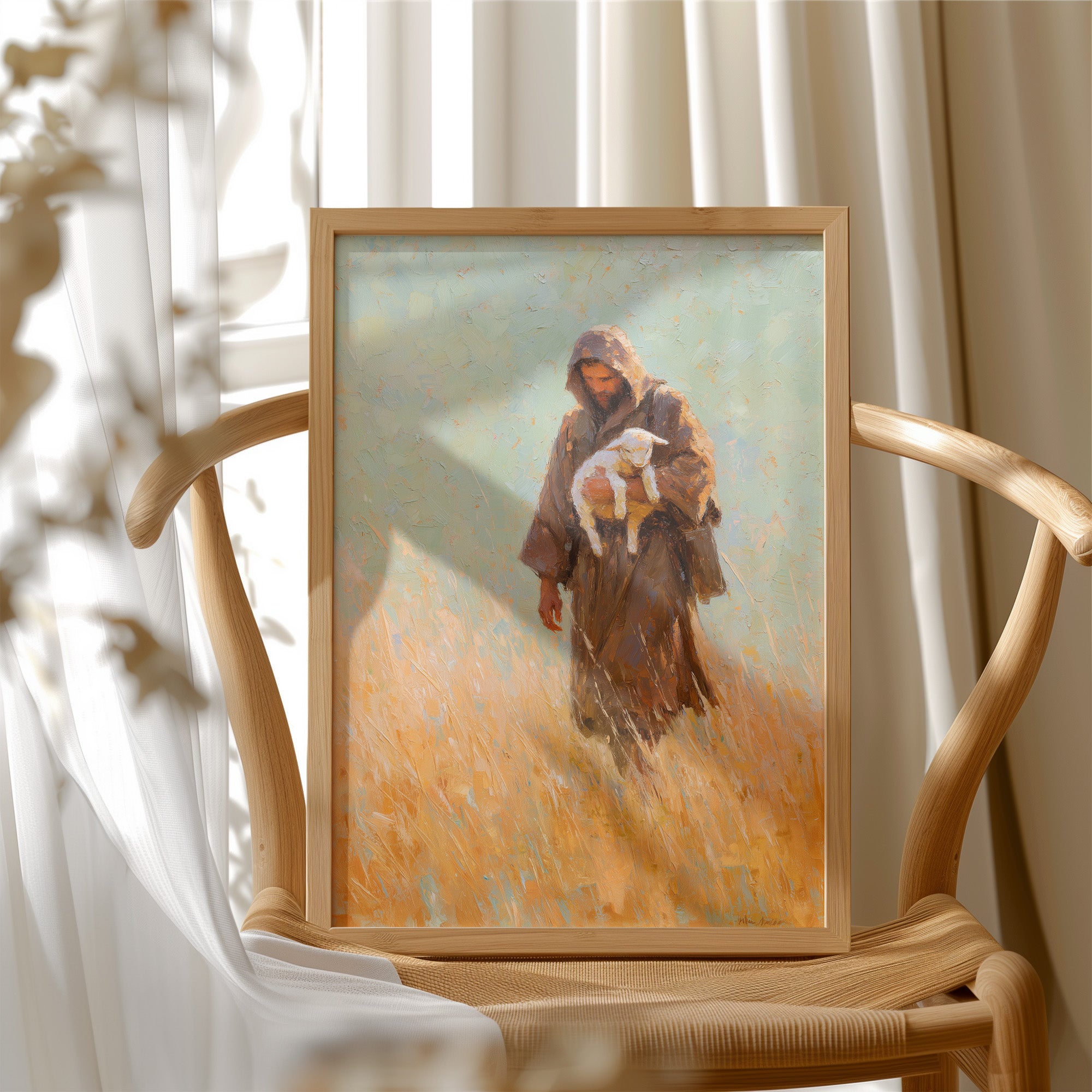 Gentle Guardian in Golden Fields