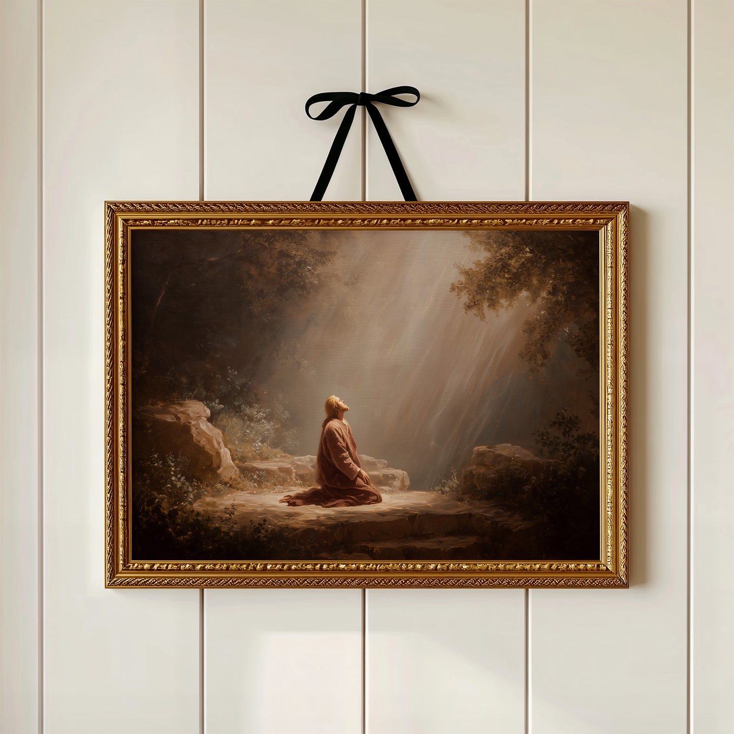 Divine Light Bathes Stone Sanctuary