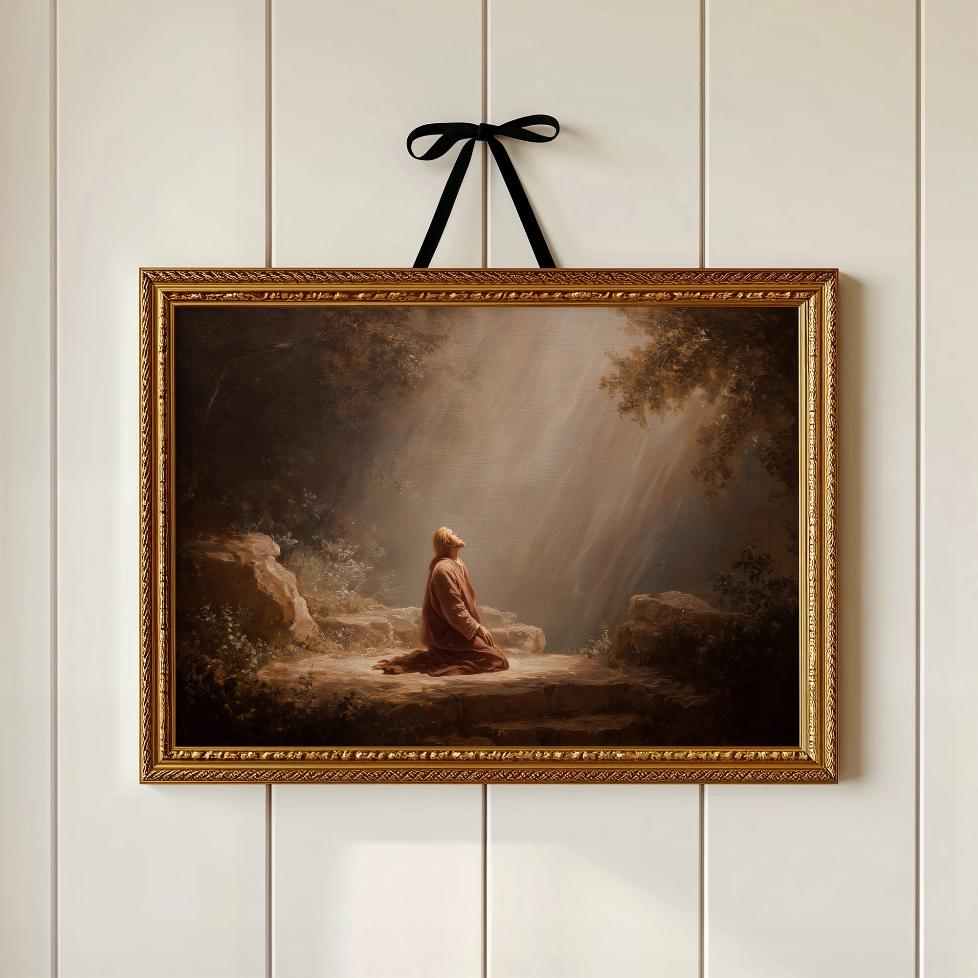 Divine Light Bathes Stone Sanctuary