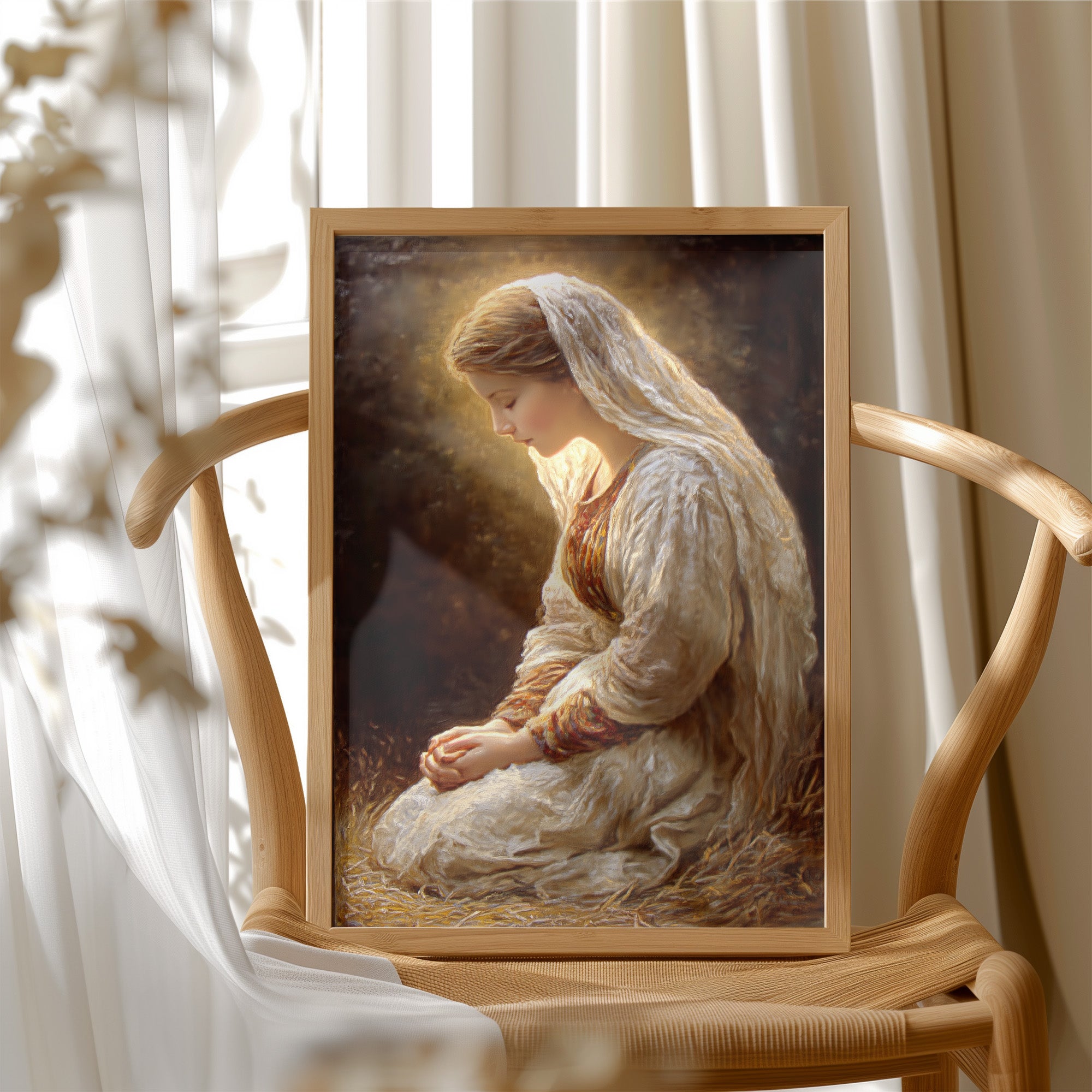 Reverent Silence in Golden Light