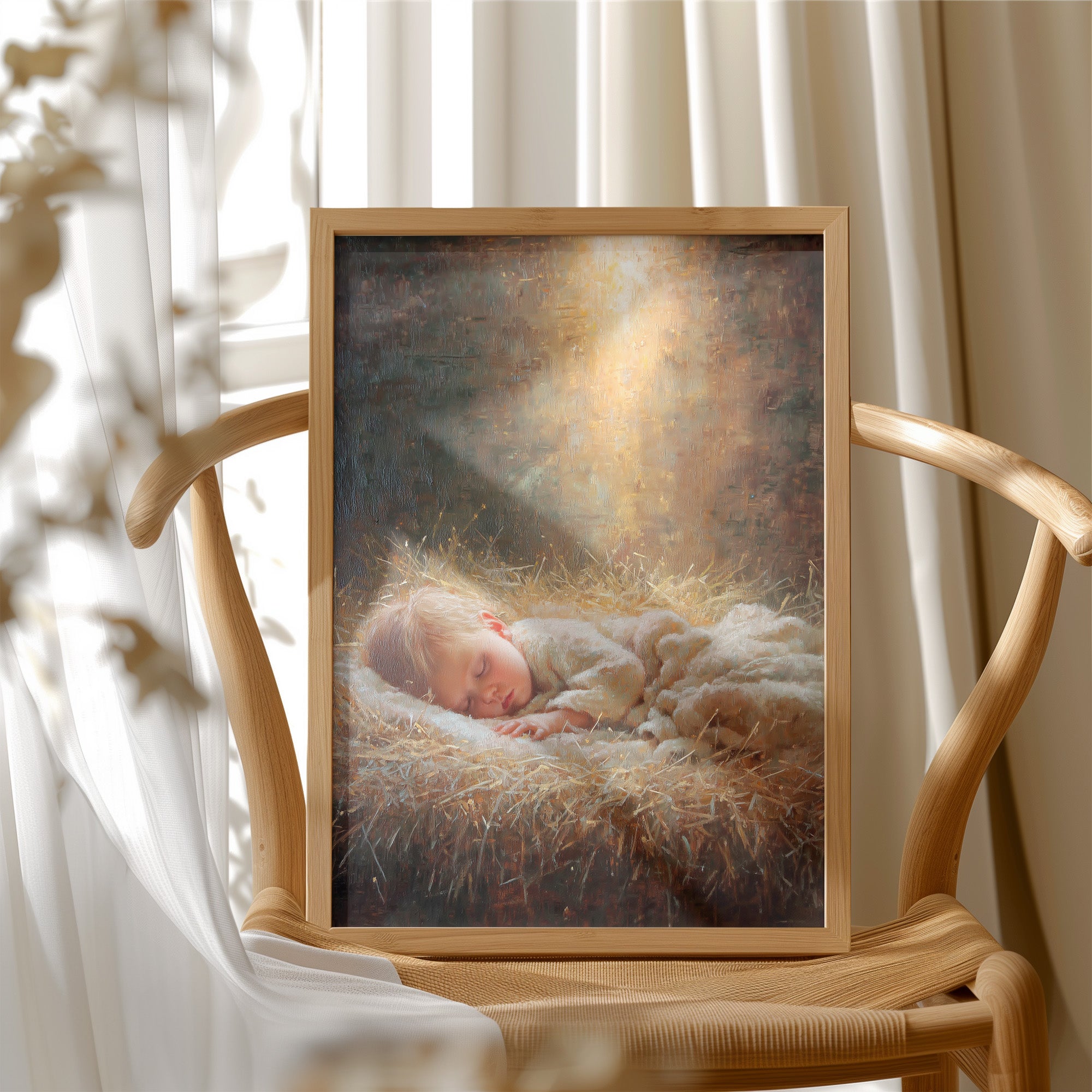 Slumbering Innocence in Golden Hay