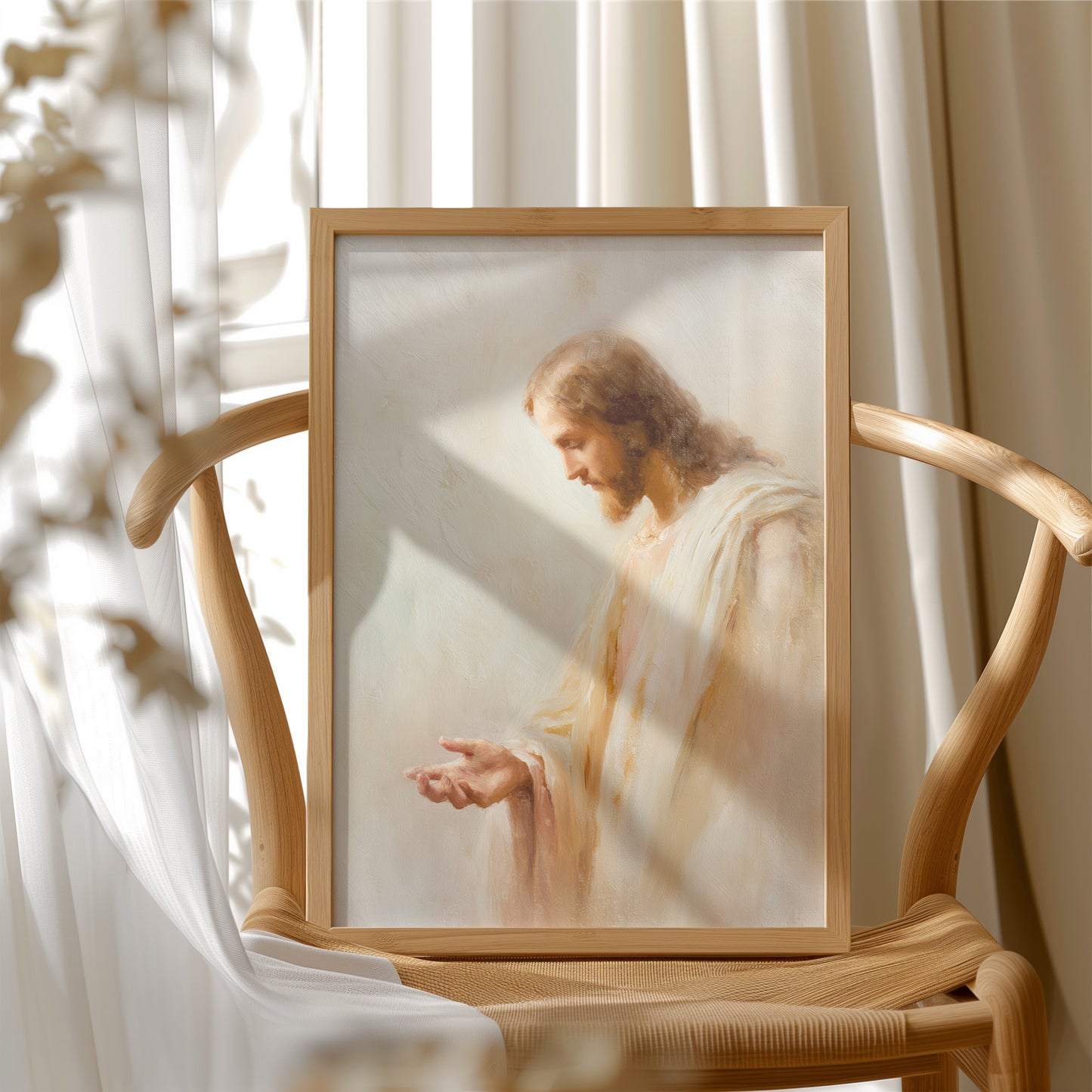 Gentle Light Embraces Sacred Offering