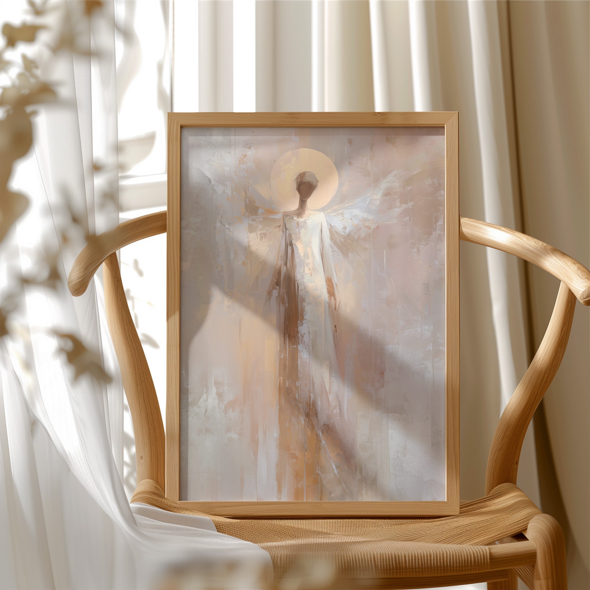 Ethereal Guardian Emerges From Light