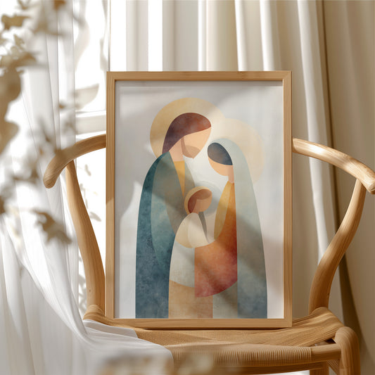 Sacred Geometry Embraces Familial Bond
