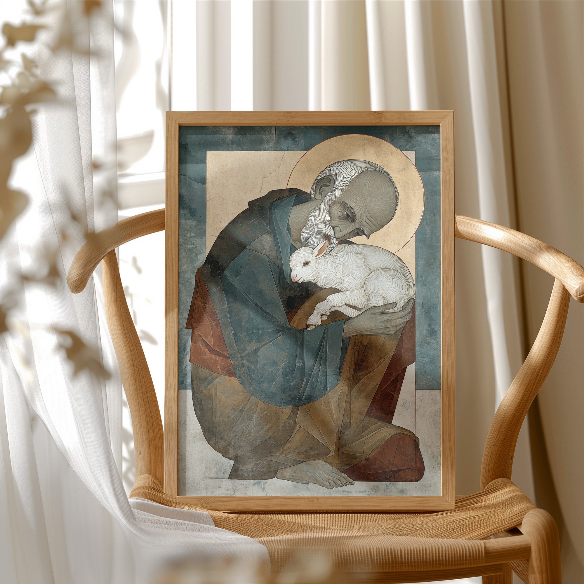 Innocence Cradled in Sacred Embrace