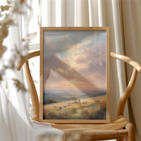 Shepherd's Solace Under Pastel Skies