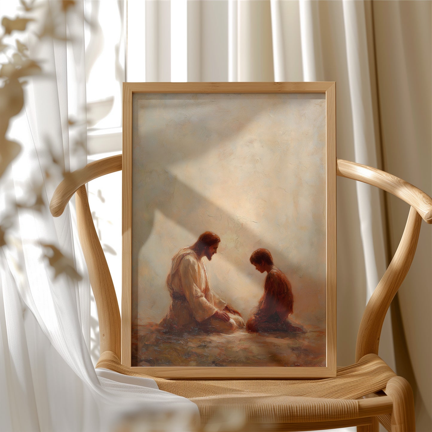 Sacred Moment in Gentle Light
