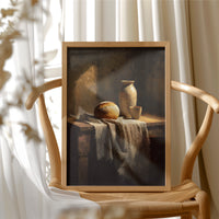 Humble Feast in Amber Light