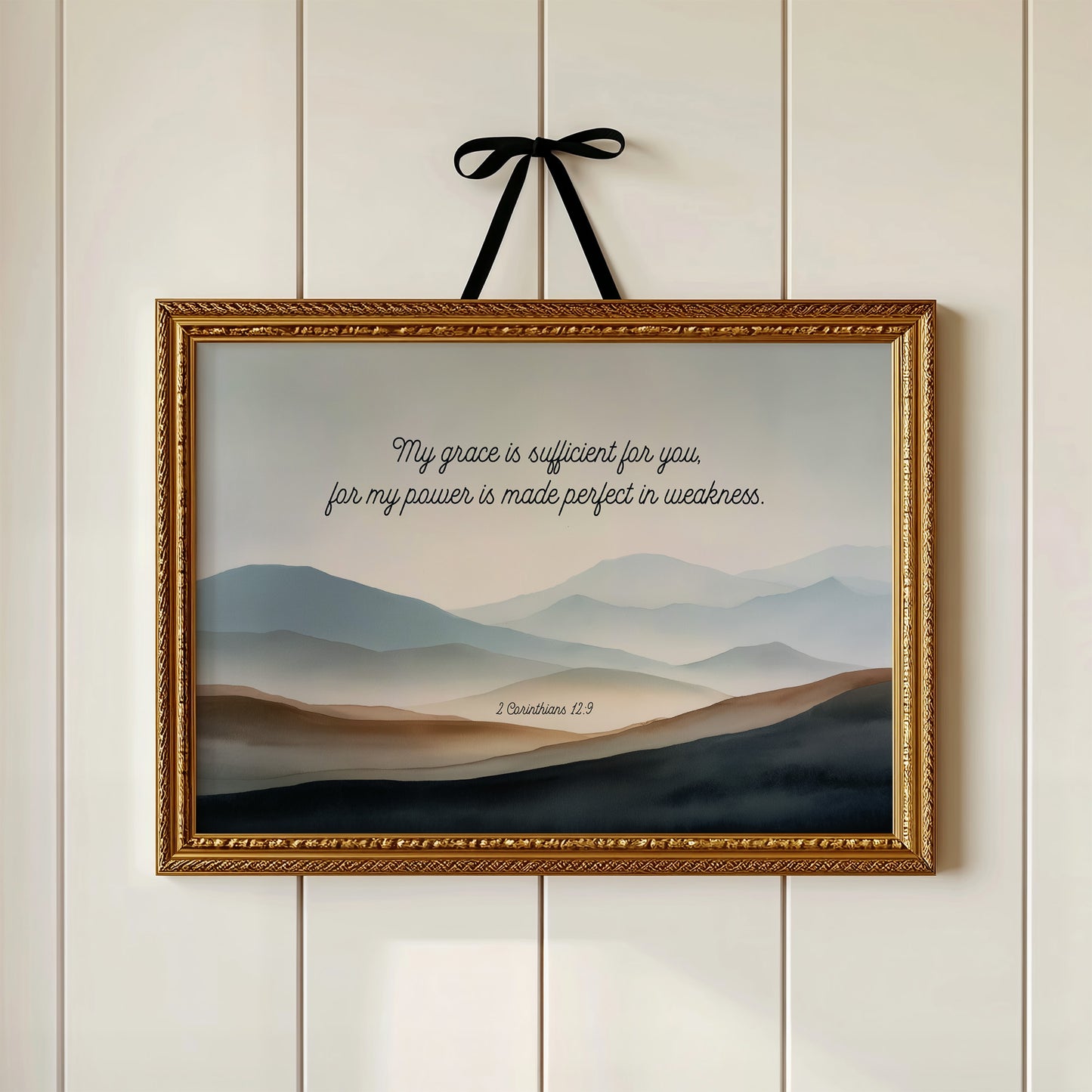 Misty Mountains Carry Sacred Verse