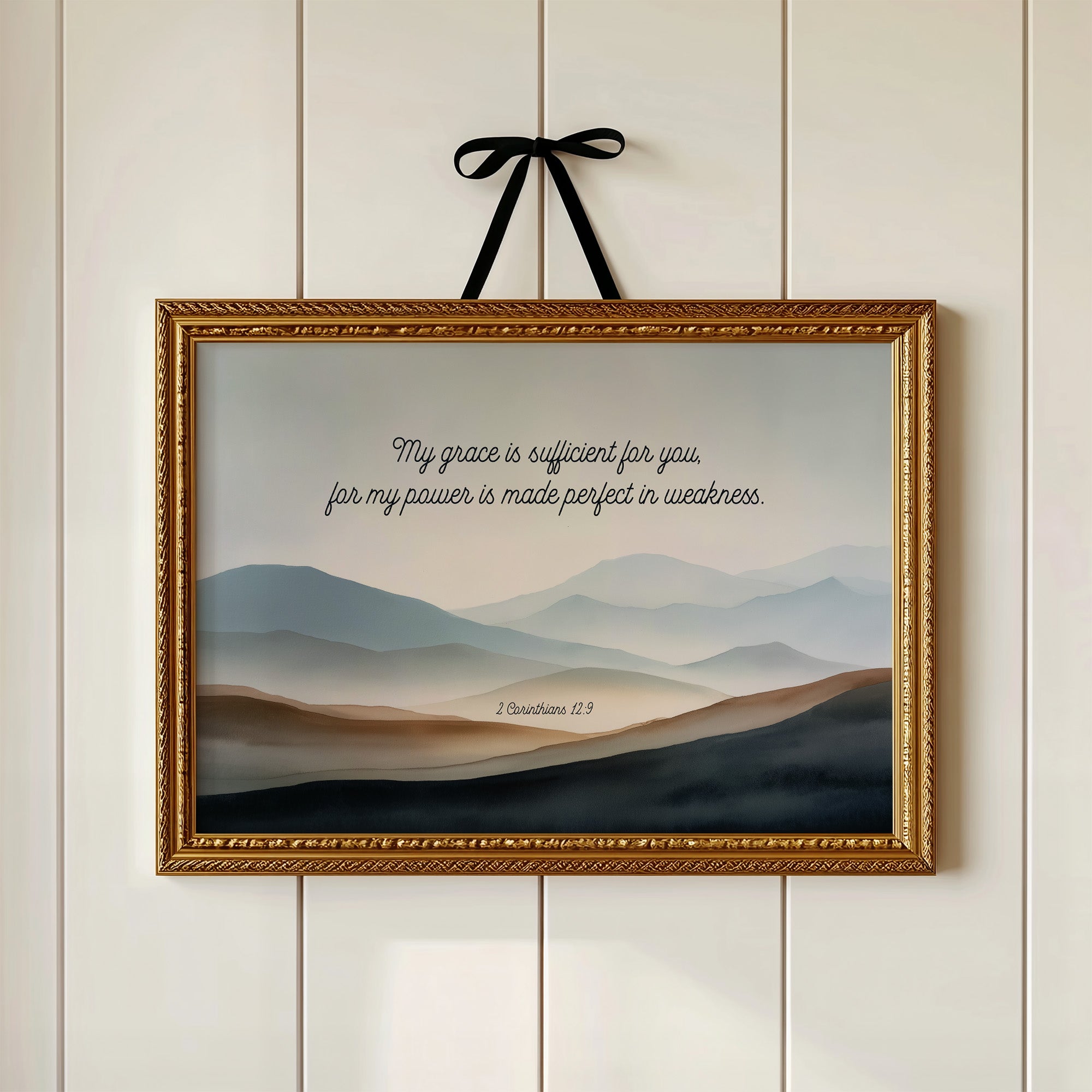 Misty Mountains Carry Sacred Verse