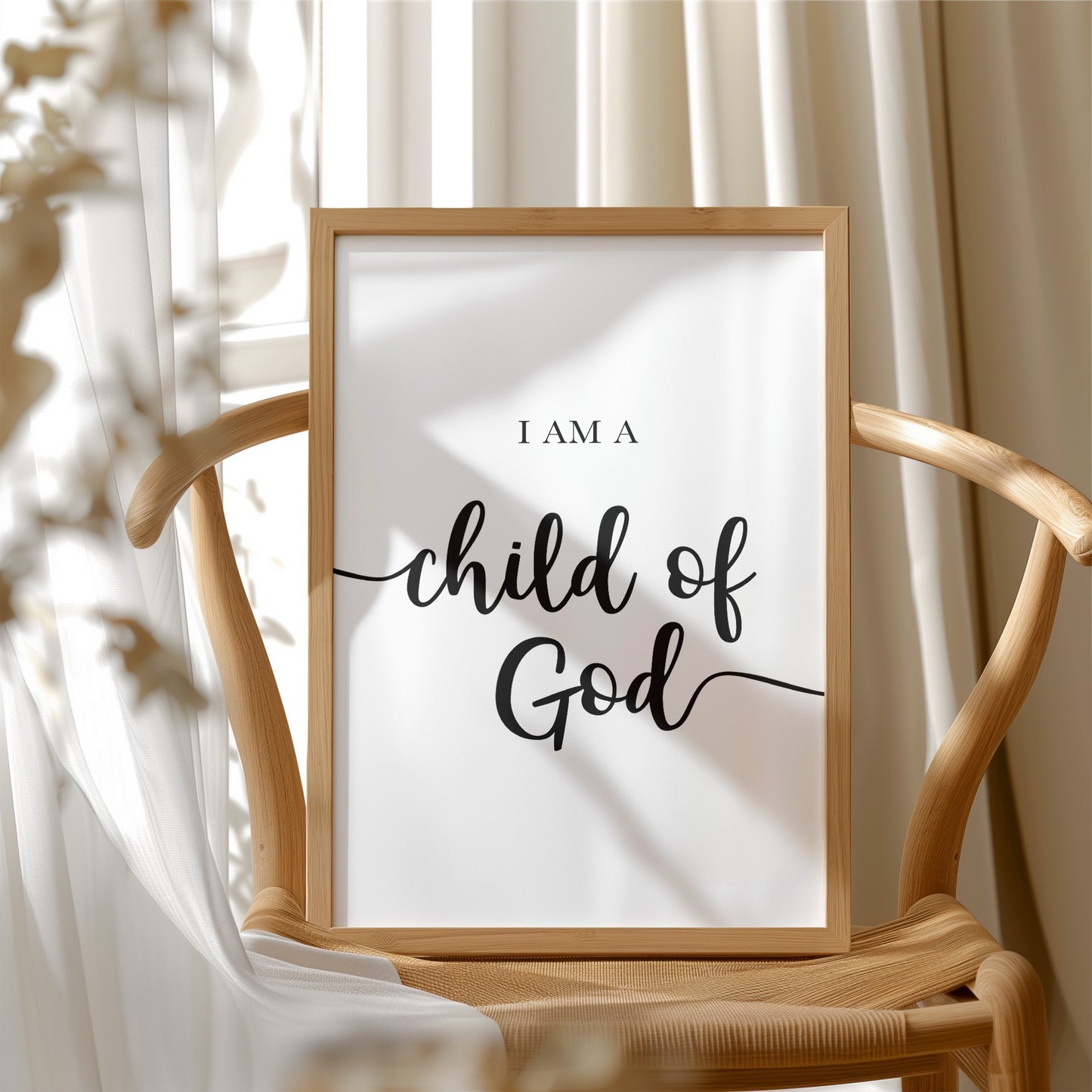 Divine Identity Embraced in Typography