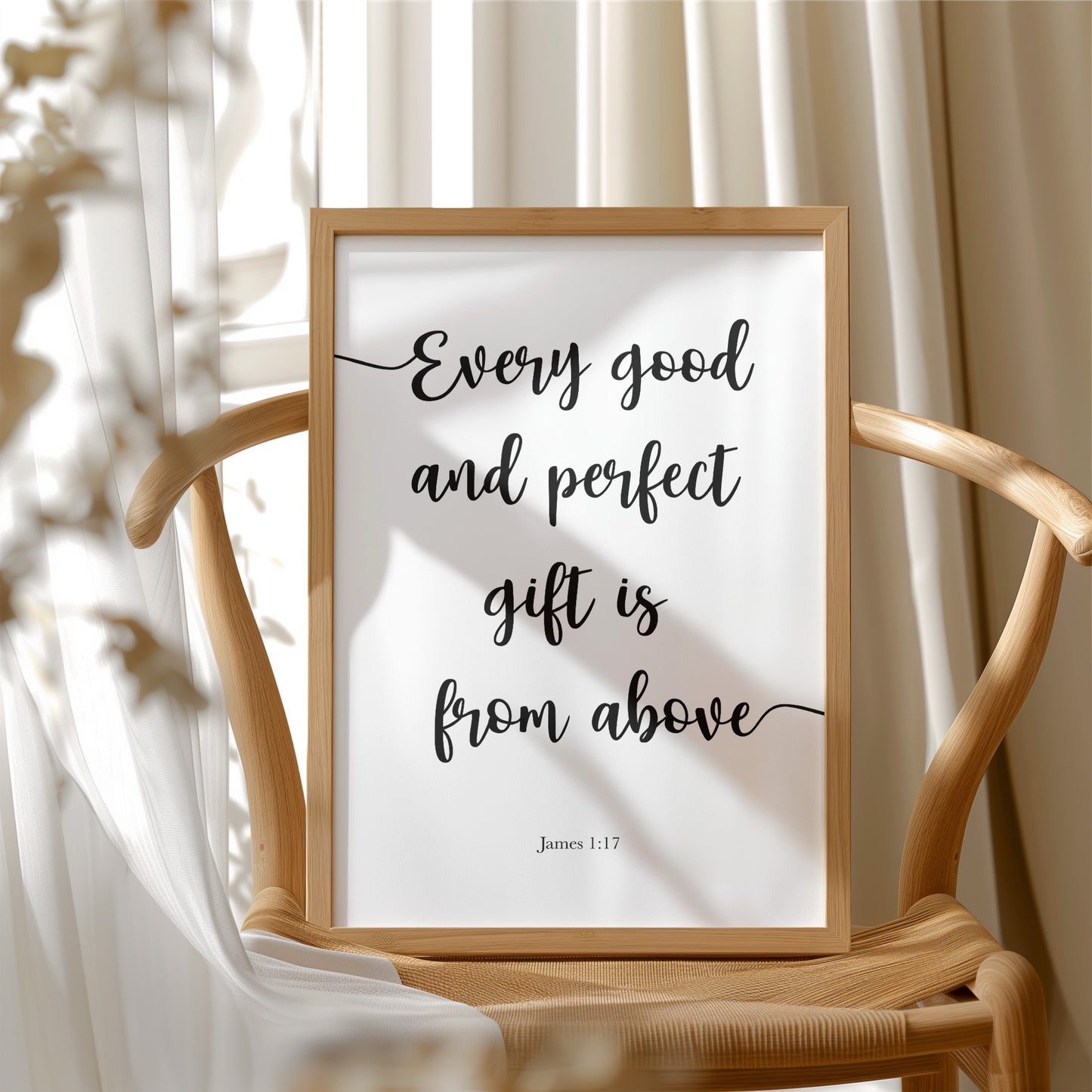 Graceful Wisdom Inscribed In Flowing Script