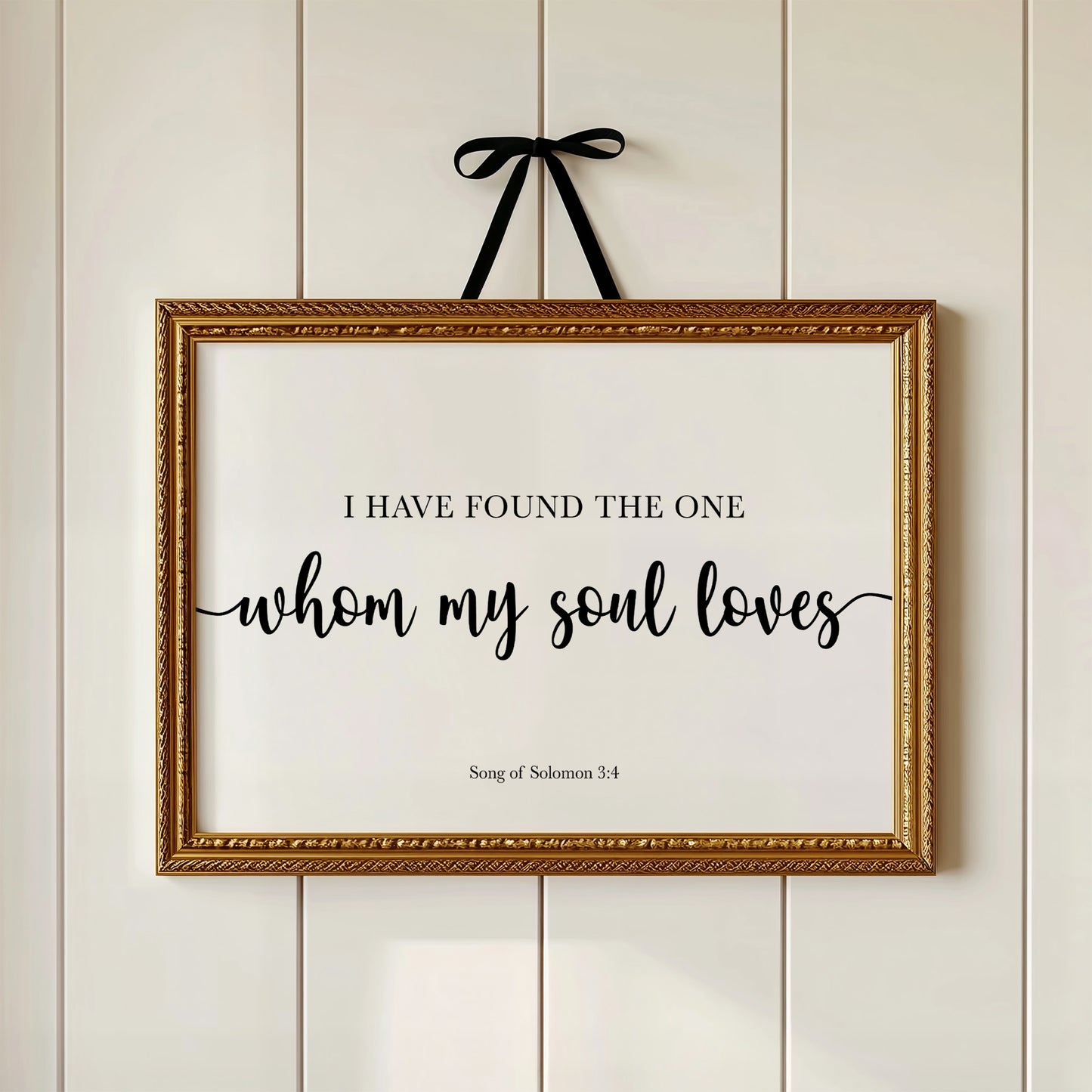 Sacred Vows in Elegant Typography