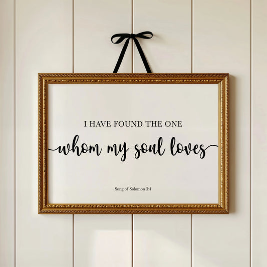 Sacred Vows in Elegant Typography