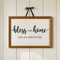 Threshold Blessing In Elegant Script