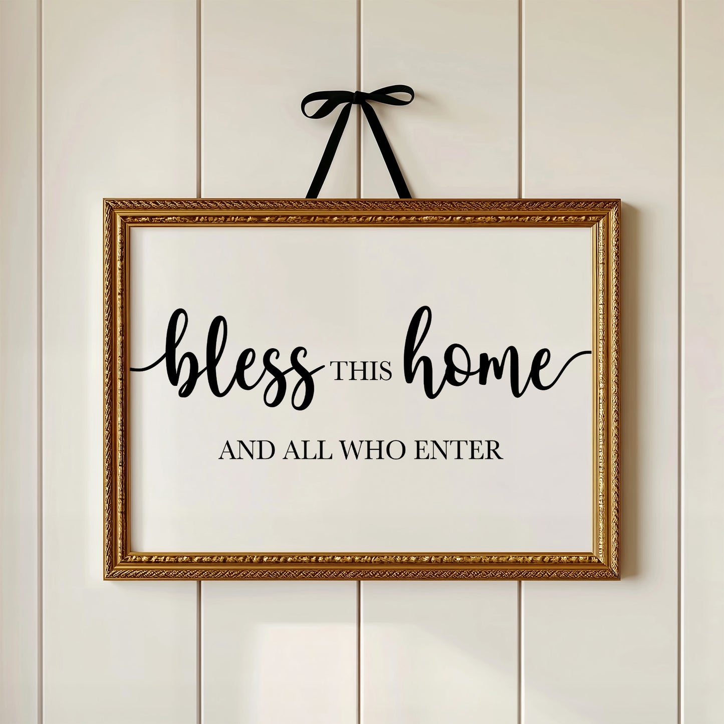 Threshold Blessing In Elegant Script