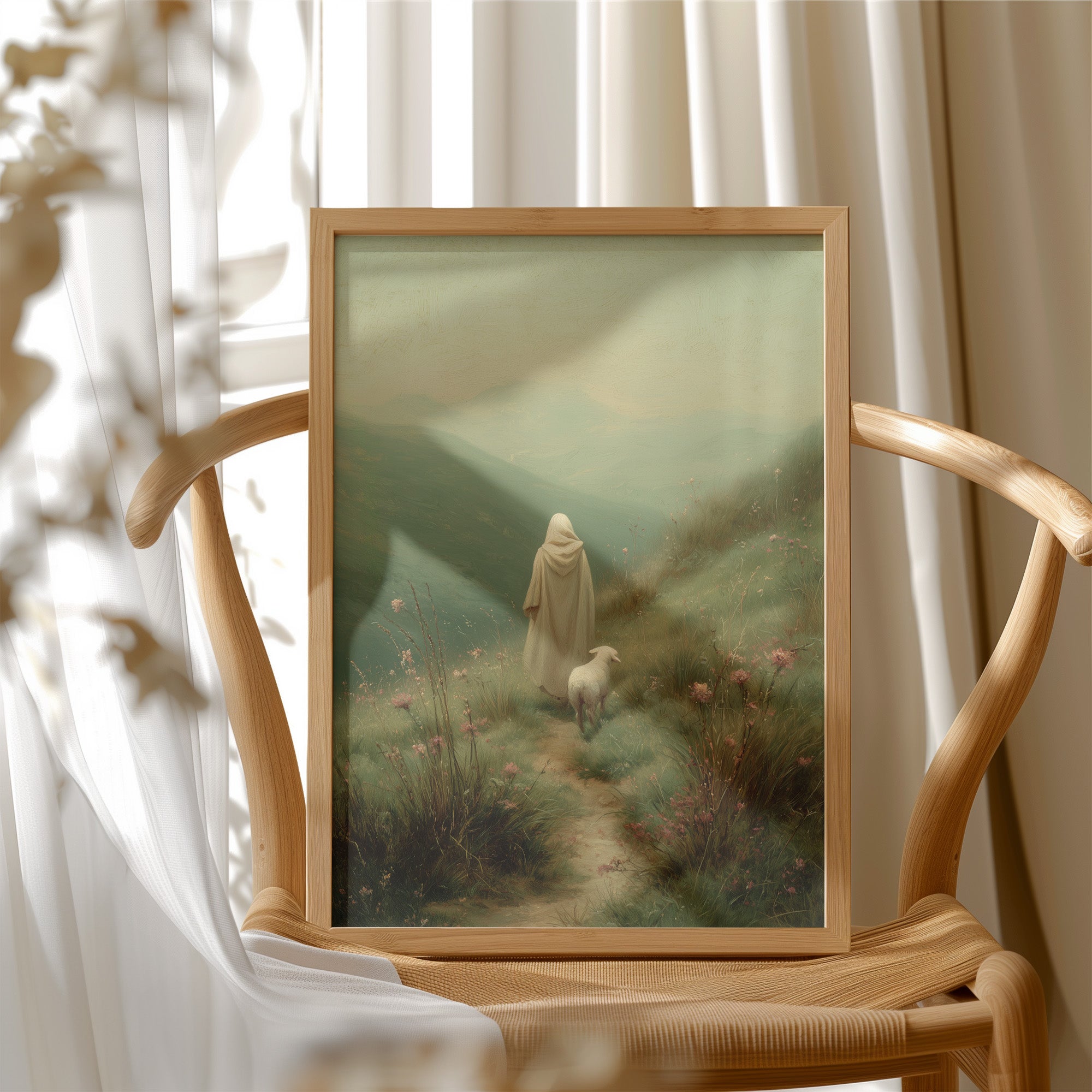 Valley Pilgrim Walks Eternal Path
