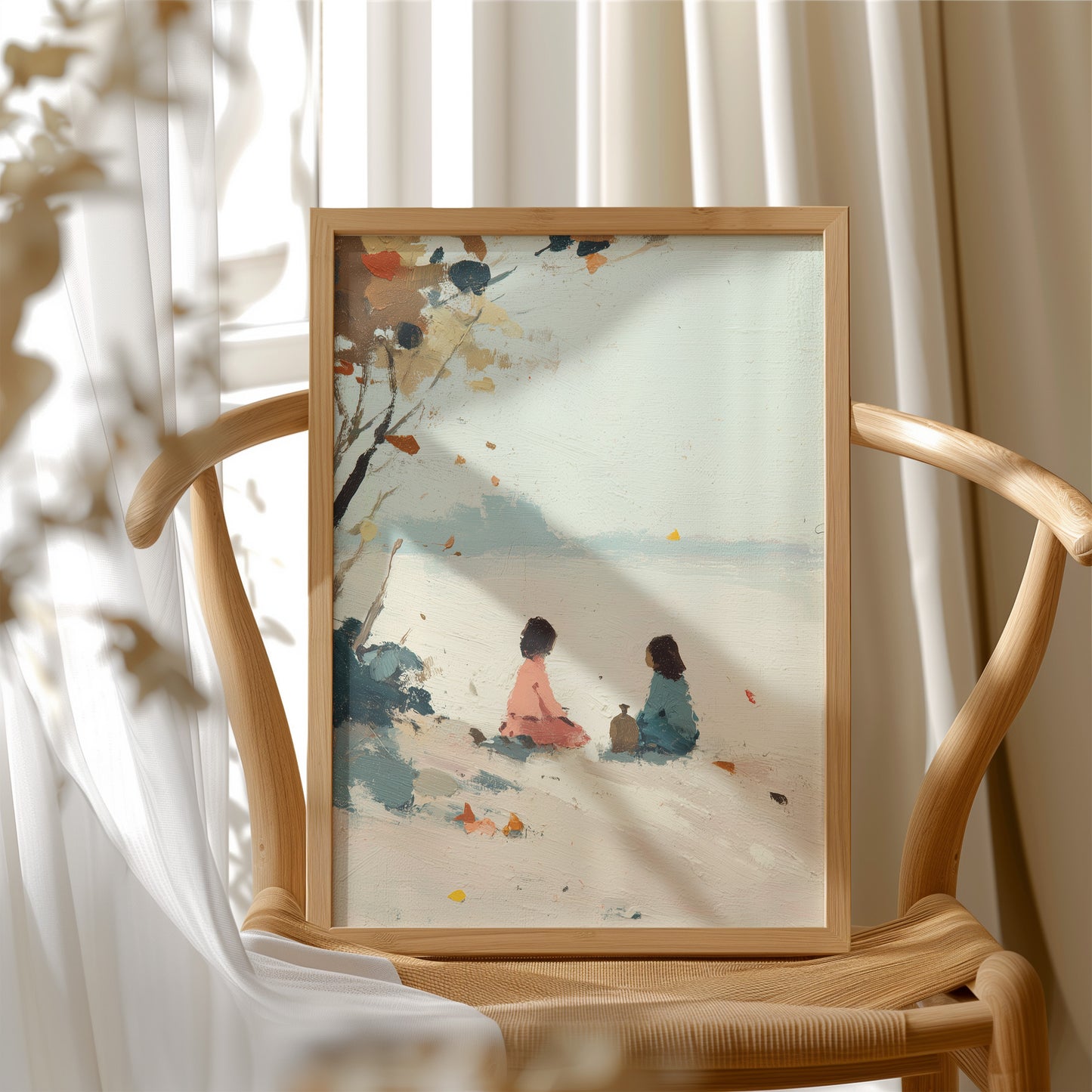 Shoreline Reverie Captures Autumn Whispers