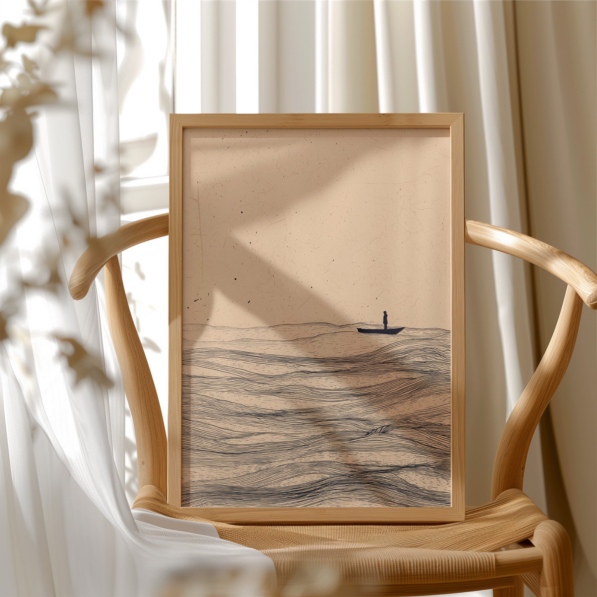 Solitary Voyage Through Endless Tides